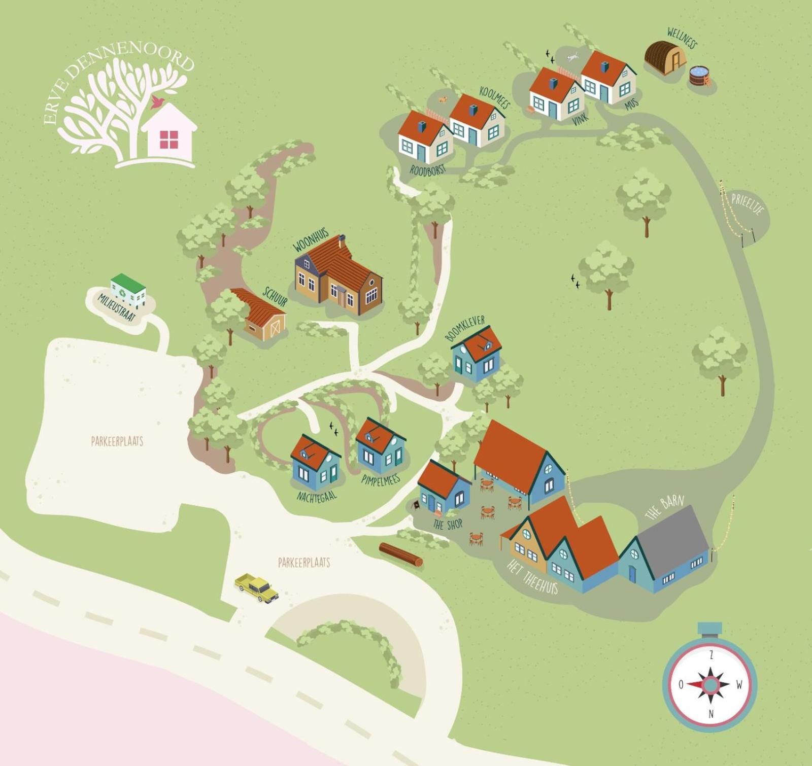 Villa Erve Dennenoord Vasse Esterno foto